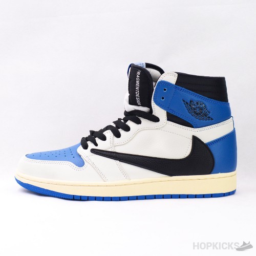 Travis Scott x FRAG x Air Jordan 1 High Military Blue